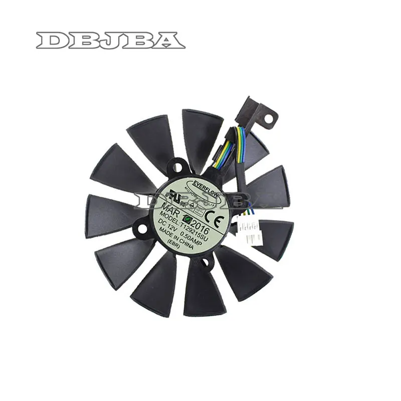 Scheda Video Grafica Ventola Di Raffreddamento Gtx 980Ti 960 970 1060 1070 87Mm 4Pin T129215Su