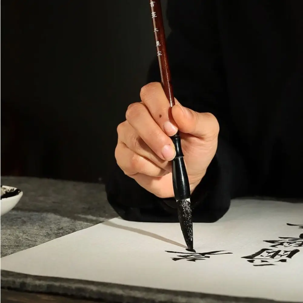 Traditional Chinese Calligraphy Brush Wolf Hair Oil Watercolor Scriptures Writing Brush High-end Oil Painting Art Paint Brush 2