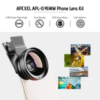 APEXEL 2 in 1 HD Camera Lens 0.45x Super Wide Angle&12.5x Macro Mobile Lens Phone Lens For iPhone 11 Xiaomi Samsung - Image 2