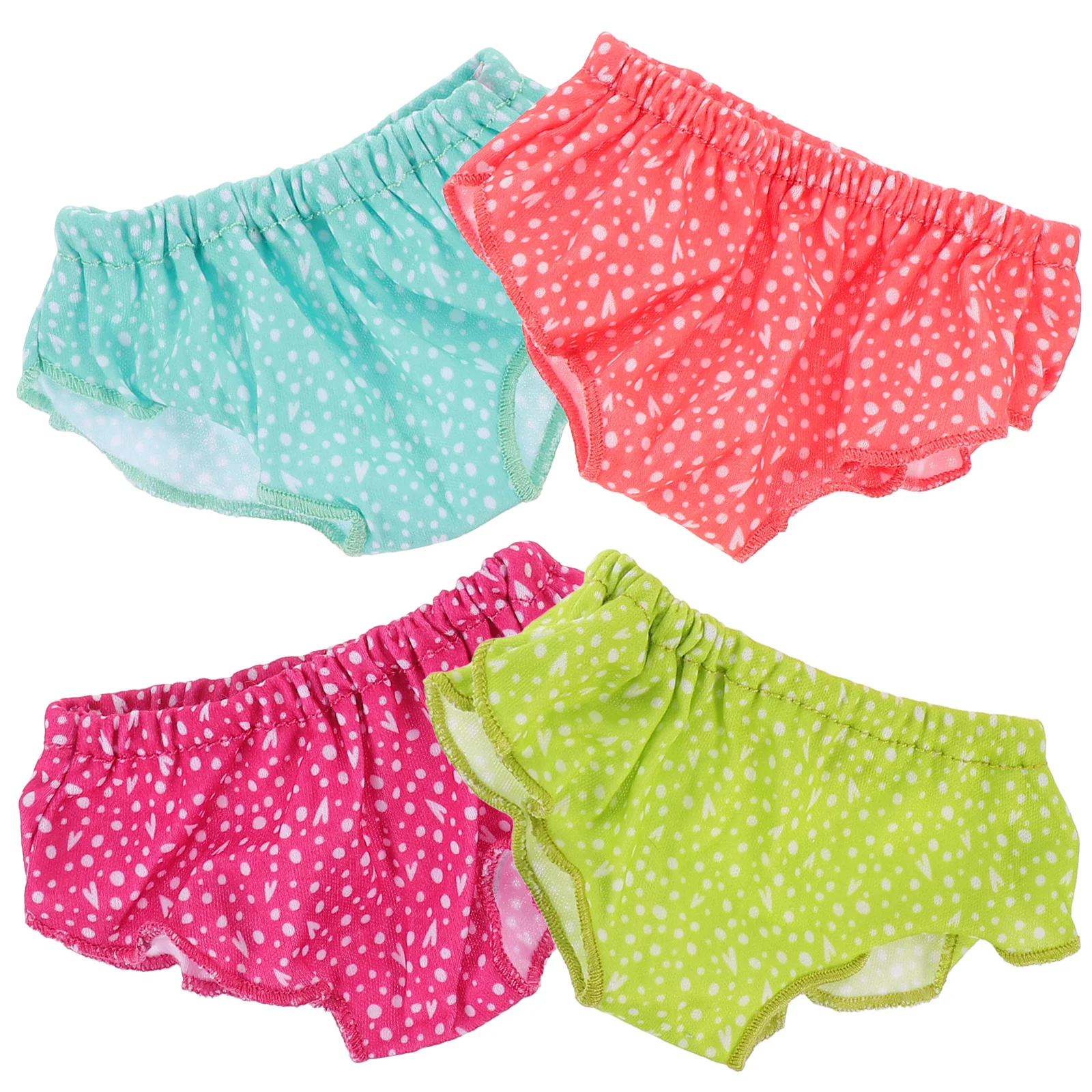 

4 Pcs Panties Accessory Clothes Accessories Costume Decor Girls Toy Dolls Pretend Play Shorts