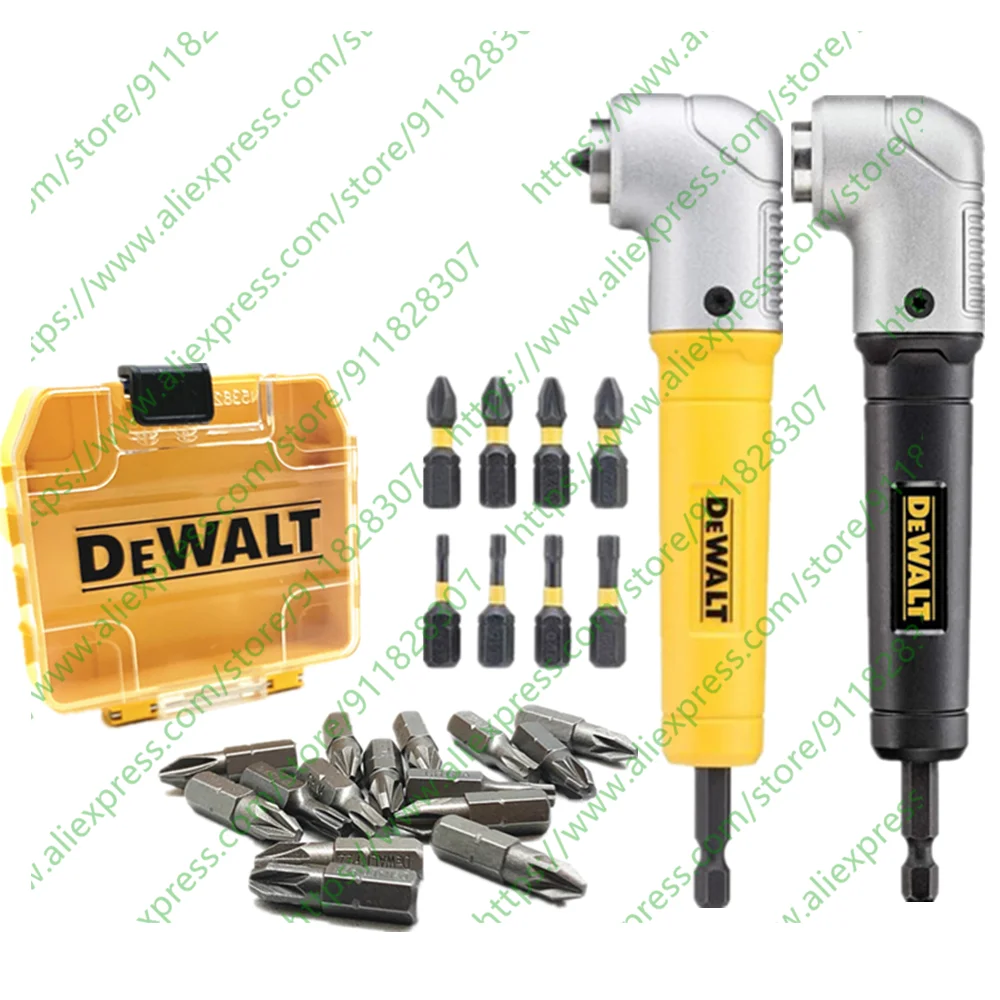 DewaltRightAngleTorsionDrillDT71517TDWARA120bitAttachmentSet
