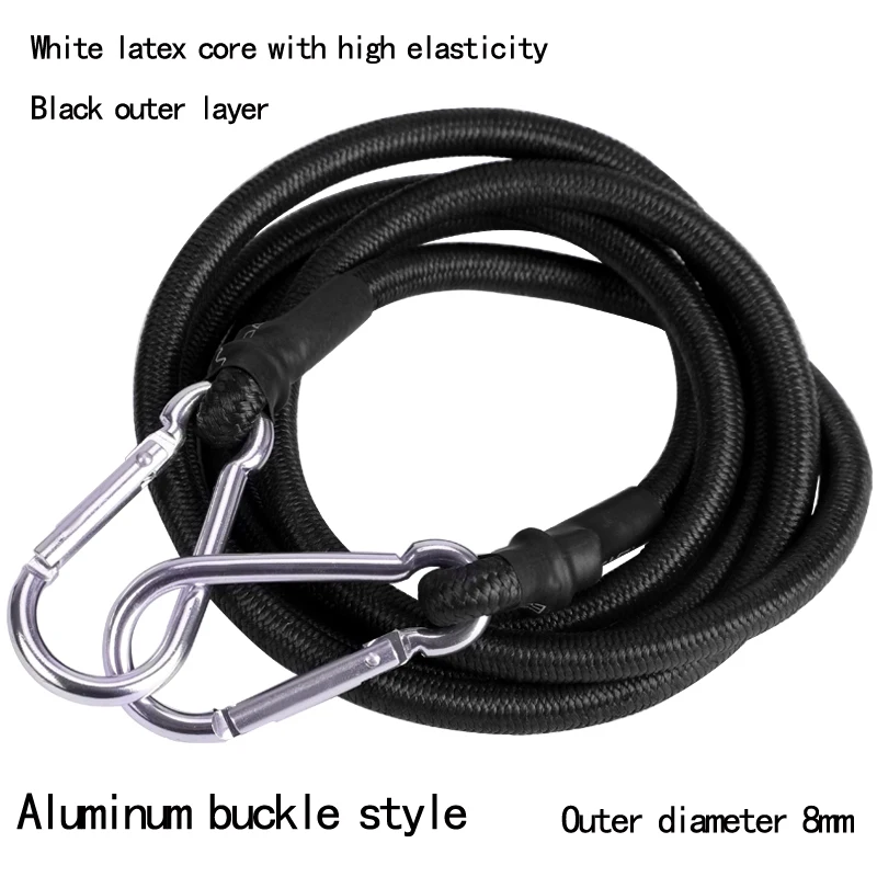 4Pc Elastic Bungee Rope with Hook Metal Shock Cord Hook Heavy Duty Bungees  for Camping Tent Fixing Outdoor Tying Down Tarpaulins - AliExpress