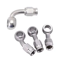 AN3 10mm Stainless Steel Antirust Hydraulic Brake Oil Hose Fitting Ends Adapter for Car Motorcycle Motor Bike Accessory