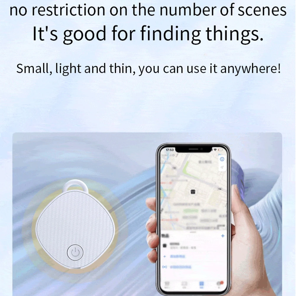 휴대용 스마트 GPS 추적기, 스마트 로케이터, 양방향 검색, 블루투스 호환, Apple Find My APP, 애완 동물 찾기 작업