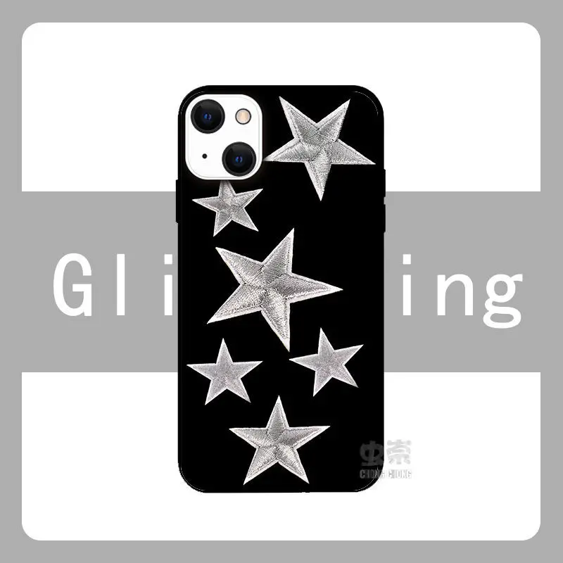 Silver Star Gloss Black Case