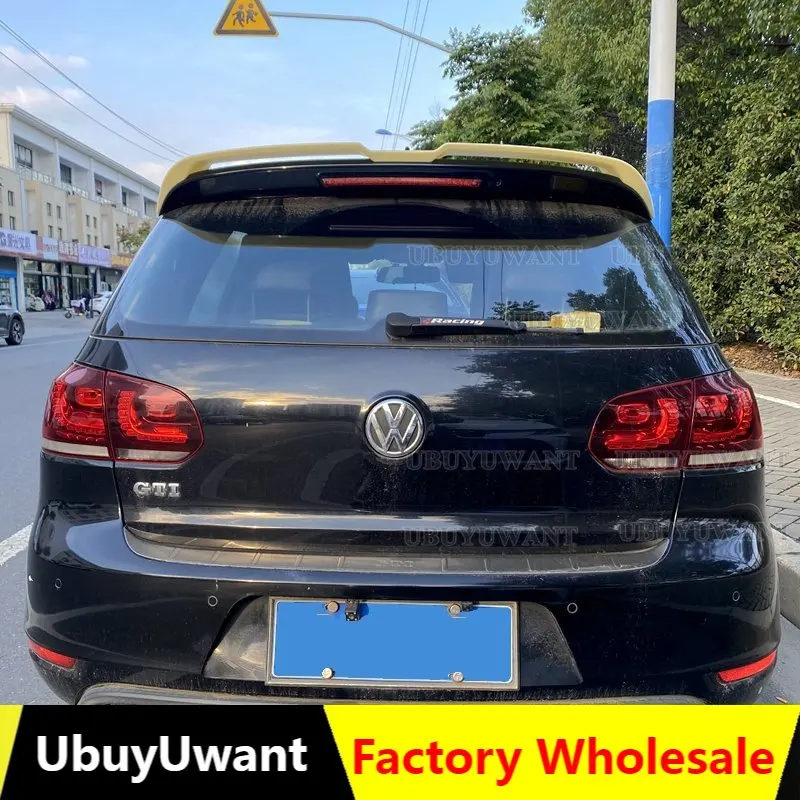 Abs Nero Auto Tetto Posteriore Spoiler Finestra Tronco Ali Per Volkswagen Vw Golf 6 Vi Gti Mk6 Gti 2010 2011- 2013 (Solo Per Golf 6 Gti)