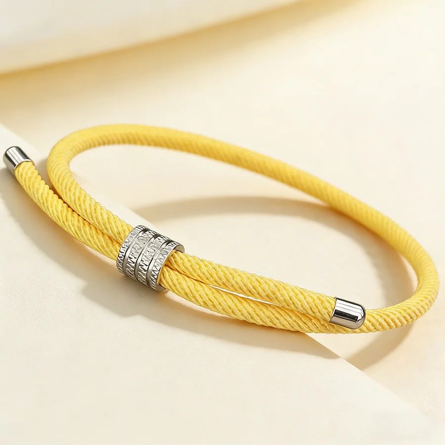 Minimalistisches handgefertigtes Kordelarmband, Unisex, verstellbares Armband, Freundschaftsschmuck, Geschenk für Sie und Ihn, Sport, schweißabsorbierendes Armband – Detail 10