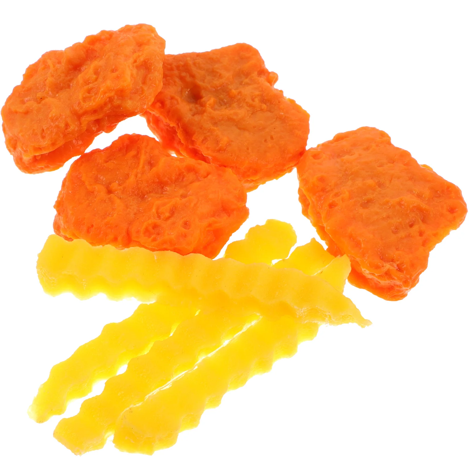 

Decor Fake Chicken Nuggets and French Fries Simulated Roasted Food Imitated Display Model