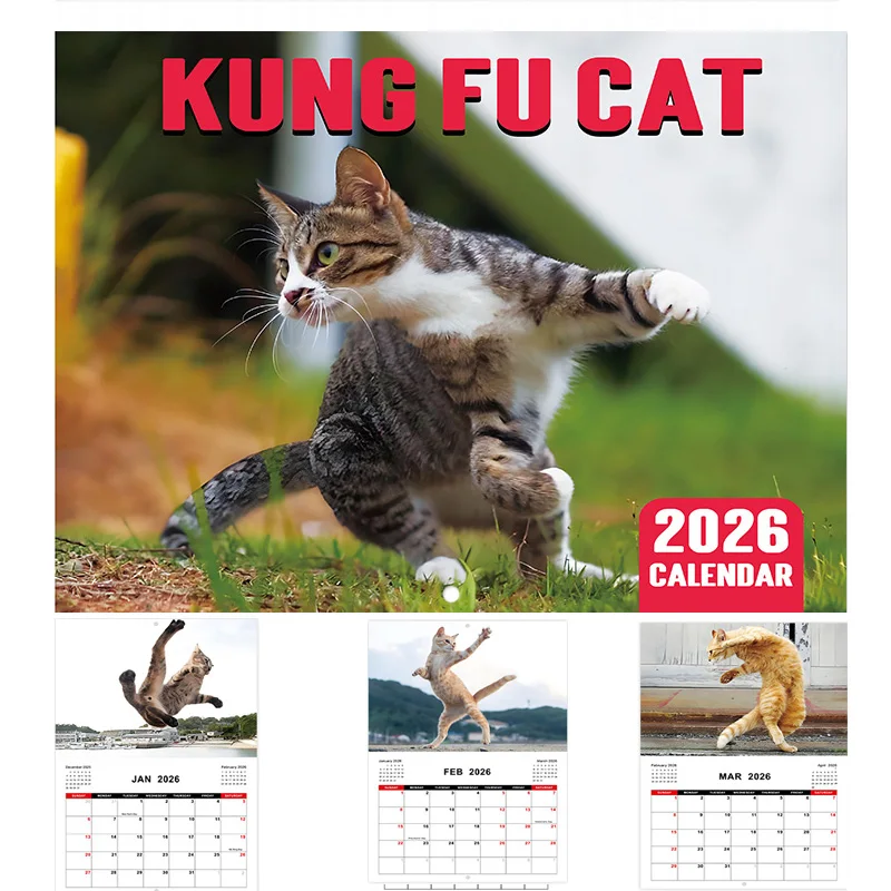 2026 Wall Calendar Home Wall Calendar Planner Desk Schedule Snake Year Home Office Lightweight and Easy to Use Hang on the Wall