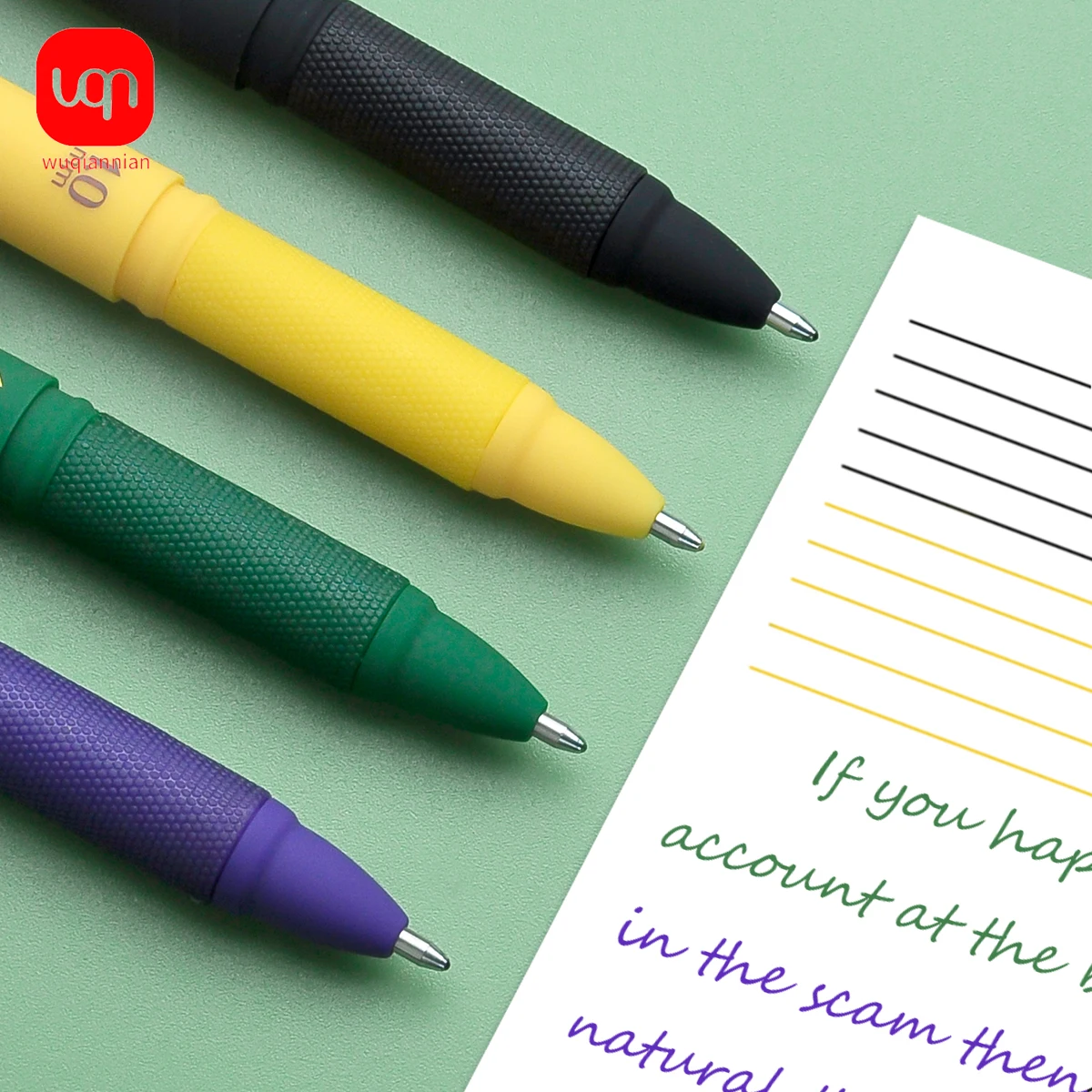 3/6/12 high-end gel neutral pens 1.0mm - fast drying and lasting, soft and smooth, plenty of ink school and office stationery 4