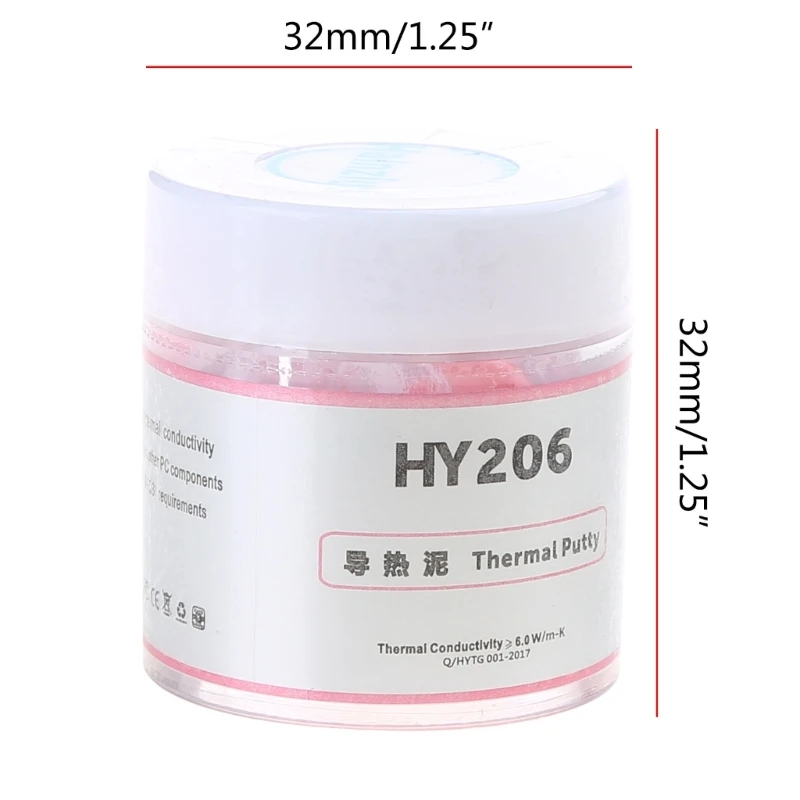 HY234 고성능 열 퍼티 실리콘 열 그리스 페이스트 4.0W/m. CPU 방열판 팬 냉각 VGA용 K