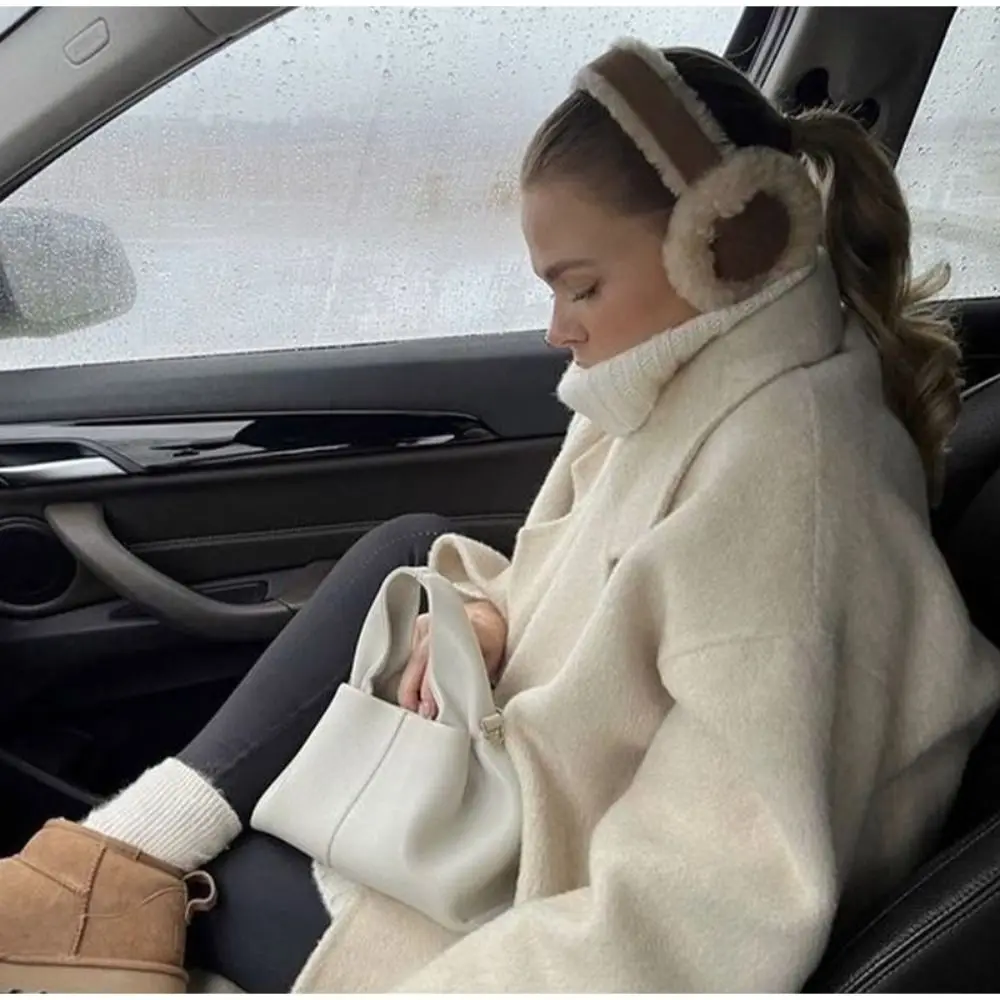 Plush Ear Muffs Winter Warmer Foldable Ear Cover For Women Men Outdoor Cold Protection Warm Earflaps Fashion Ear-Muffs Cover