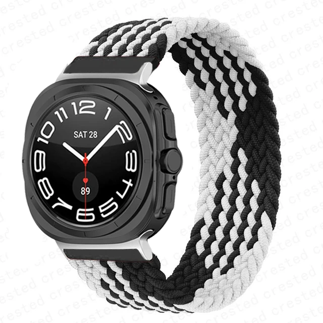 Braided Nylon Solo Loop Watch Strap - Ultra 47mm Band Accessory