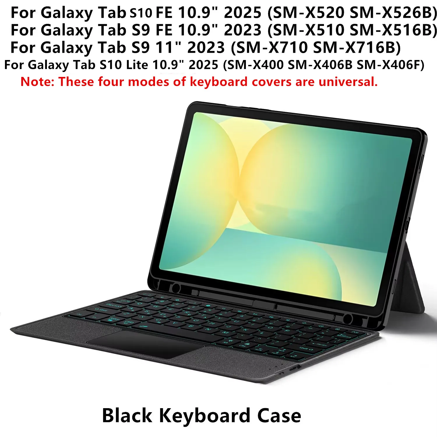 Premium Magic Keyboard Case for Samsung Galaxy Tab 10.9 Tablet - Smart Protective Cover