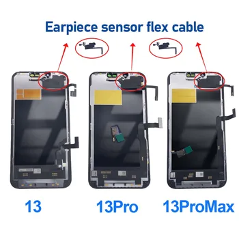 Display LCD Incell per iPhone 13 Pro con Touch Digitizer e Cavo Flex per Sensore Auricolare per iPhone 13 13Promax