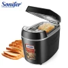 1.3kg Automatic Bread Machine 870w Programmable Bread Maker 15-hour Pre-set Timer Control Panel With Lcd Display Sonifer 1