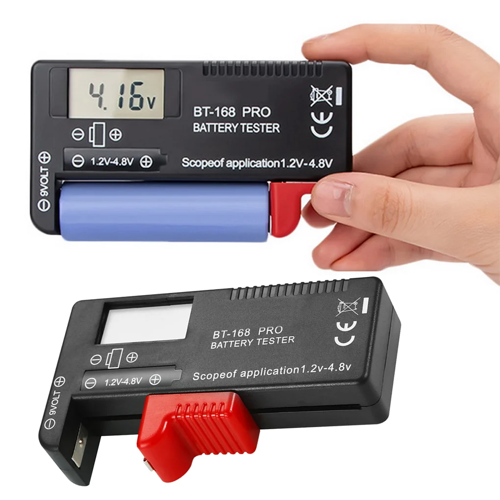 New BT-168 PRO Digital Battery Capacity Tester for 18650 14500 Lithum 9V 3.7V 1.5V Cell C D Batteries M05 20 Dropship | Инструменты