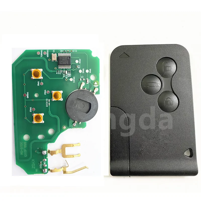 Car Remote Key 1/3/5PCS For Renault Megane II 3 Button Remote Key with pcf7926 PCF7947 Chip