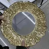13inch Clear Service Trays Home Dinner Charger Hotel Wedding Banquet Decorative Plates Cushion Plate Table Decor 100PCS 3