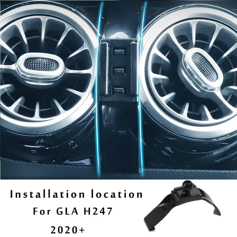 Adjustable Car Phone Mount Holder for Mercedes Benz Gla H247 X156 Cla Coupe C117 C117 X117 X118 Car Interior Accessories