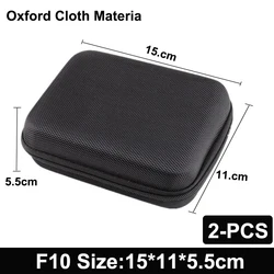 Compact Tech Gear Organizer: Mini Zipper Pouch for Earphones, Cables & Chargers (BF10 - 2PCS)