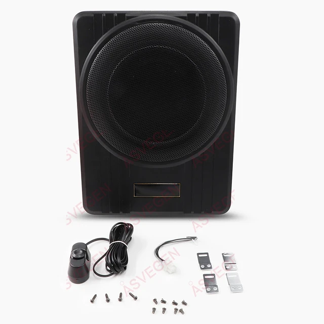 Subwoofer activo de audio para coche, 10 pulgadas, ultrafino - AliExpress