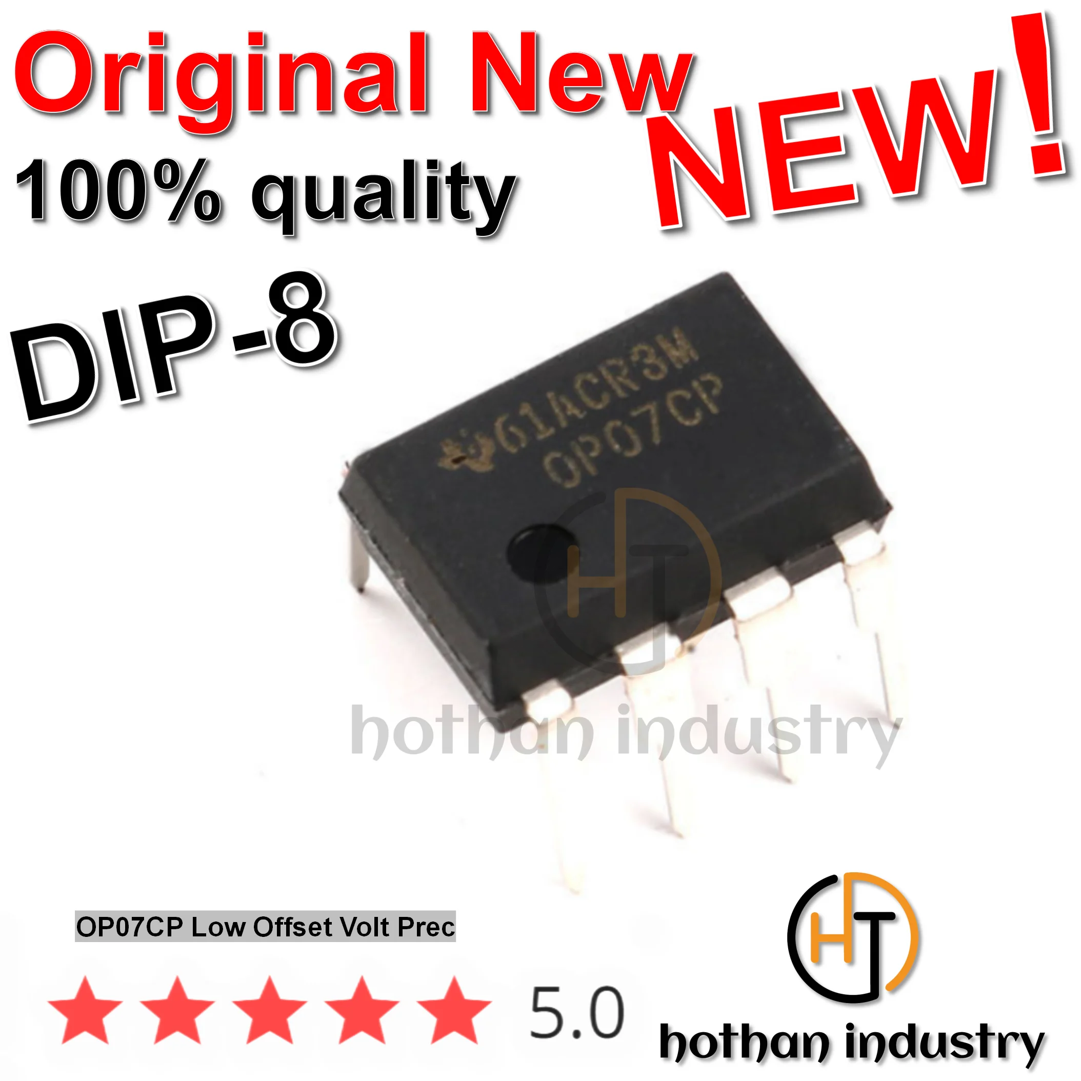 Incize 5 Pz 】Hothan 2023 + 100% Importato Nuovo Originale Op07Cp Op07Cpz Op07 Dip-8 Basso Offset Volt Prec