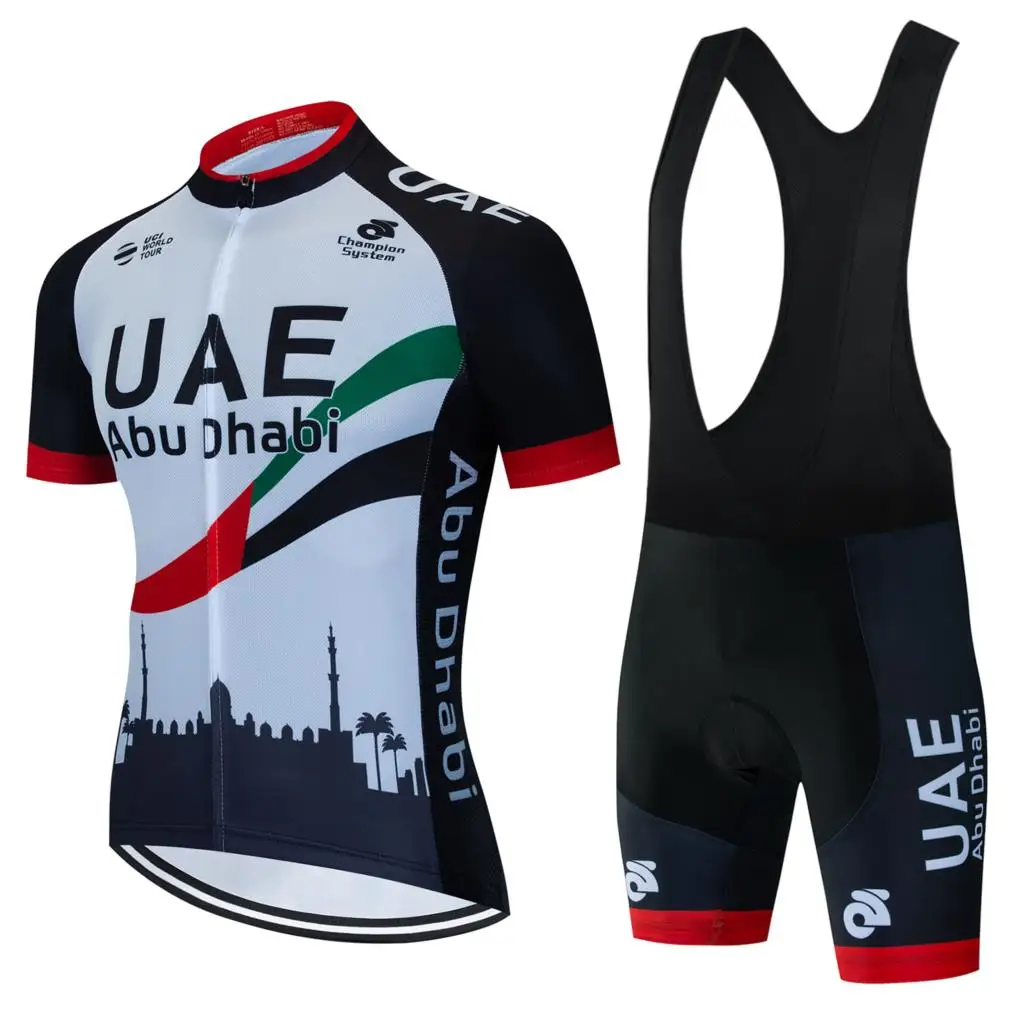 

Sportswear Sports Set UAE Bicycle Uniform Tricuta Cycling Man Men's Jacket Clothes Pants Shorts Mtb Summer Clothing 2024 Male