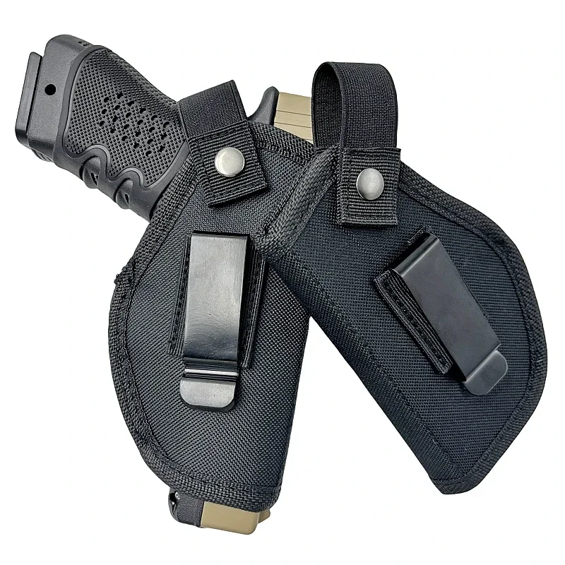 Tactical Universal Gun Holster for Glock 17 19 Beretta M9 1911 P226 Left Right Hand Waist Concealed Carry Pistol 9mm Mag Pouch pistol holster gun holster