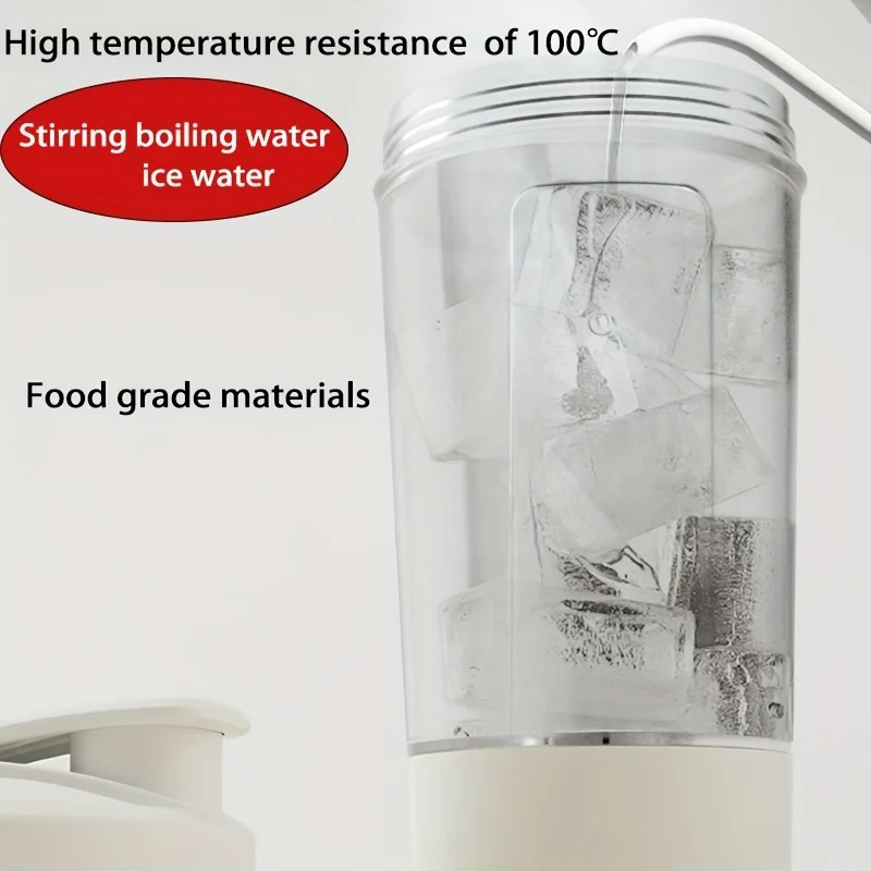 1 Piece/13.53 Oz Portable Charging Electric Stirring Cup Automatic Self Mixing Cup-Sports Cup with Electric Stirring 6