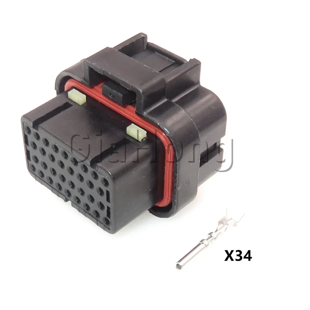 1세트 34웨이 AC 어셈블리 자동차 부품 4-1437290-0 6437288-2 자동차 PCB 커넥터 2-6447232-3 자동차용 남성 여성 배선 하네스 소켓