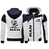 2024 New Men's MAN Truck Logo Fashion Double layered Double Zipper Jacket Outdoor Leisure Cycling Mountaineering Sports Jacket 2