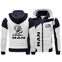 2024 New Men's MAN Truck Logo Fashion Double layered Double Zipper Jacket Outdoor Leisure Cycling Mountaineering Sports Jacket 2