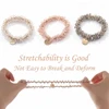 Fashion Crystal Pearl Hair Ties High Elastic Beaded Scrunchies Women Girls Ponytail Holder Rubber Band Bohemia Party Headwear