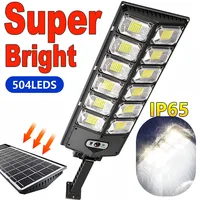 300000Lm Super Bright Outdoor Solar Lamp Waterproof Wall Lamp Motion Sensor Remote Control Garden Street Light New Year gifts 1