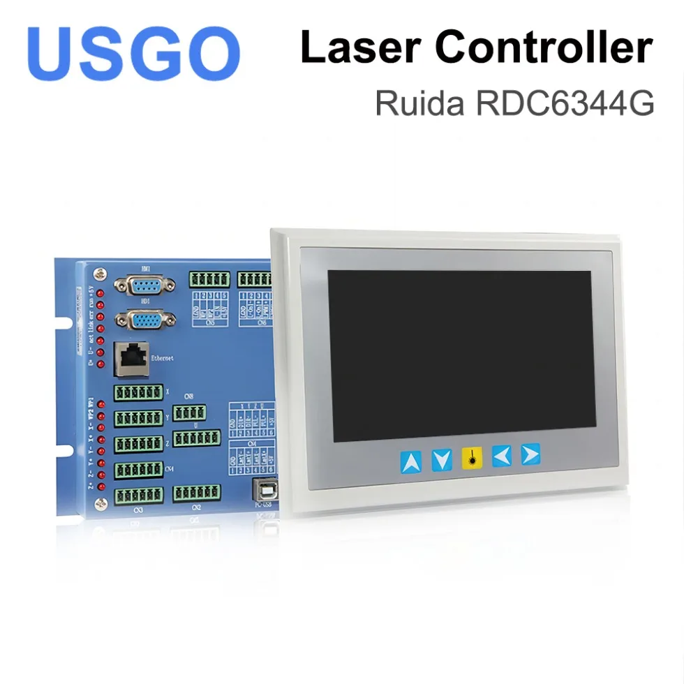 

USGO Ruida RD RDC6344G 7-дюймовый сенсорный экран CO2 лазерный DSP контроллер для Co2 лазерной лампы DSP RuidaRDC6344G
