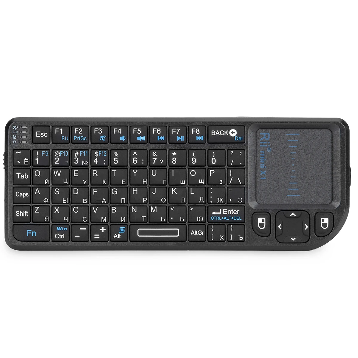 Enhanced Wireless Mini Keyboard with Multi-Language Keypad and Touchpad