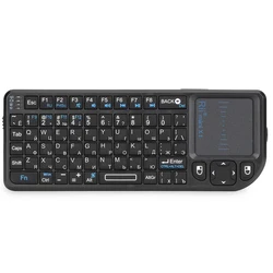 Enhanced Wireless Mini Keyboard with Multi-Language Keypad and Touchpad (Russian Keyboard)