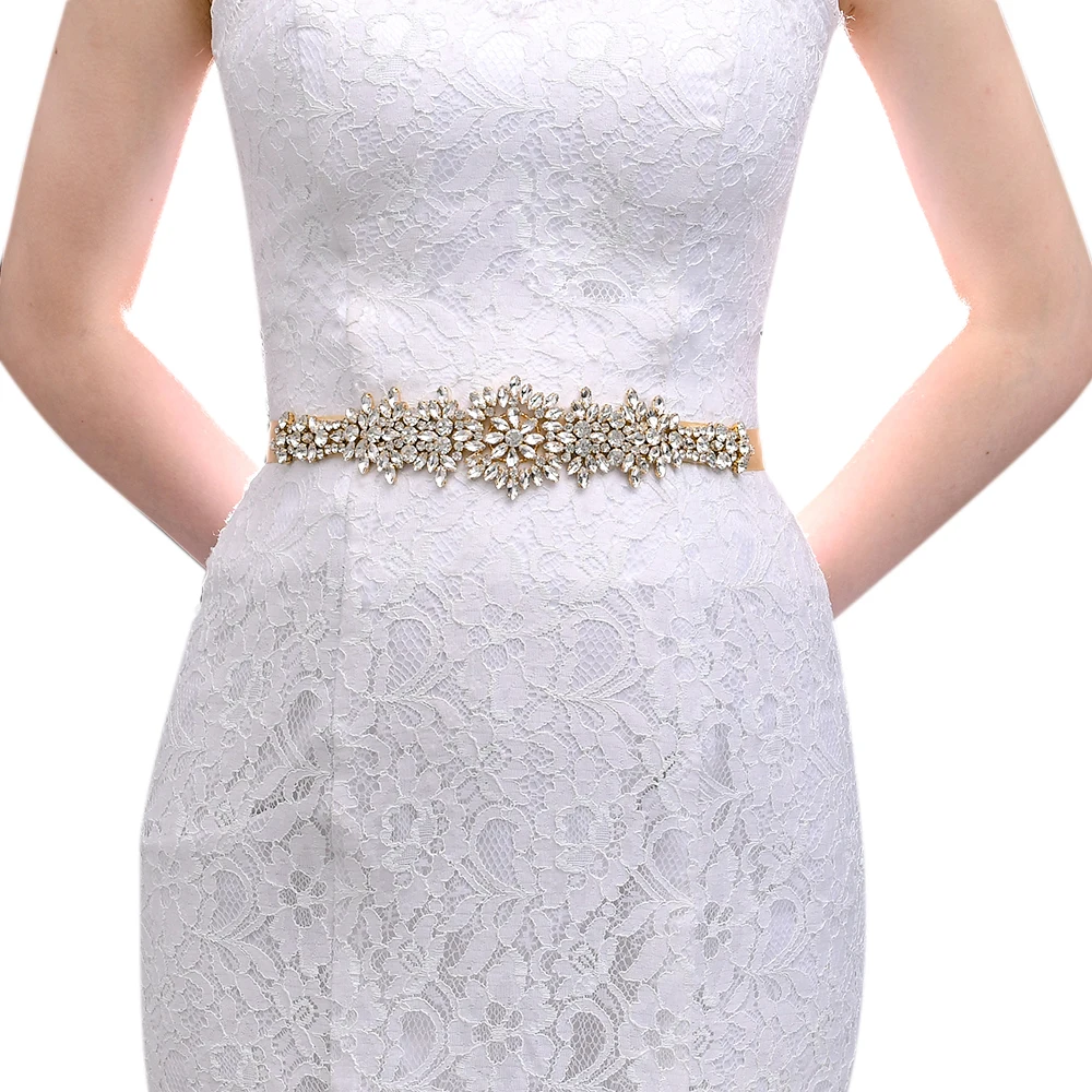 Bridal Gowns Belts for Women Rhinestones Belt Wedding Sash bridal waistband bridal garter belt bridal dress decoration