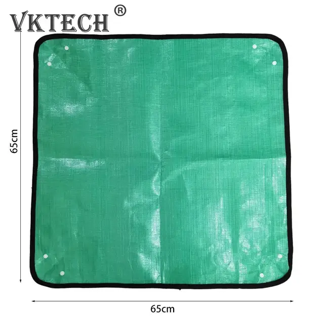 Ültetés Szőnyeg Pe Négyzet Alakú Kertésző Vízálló Növényi Cserepes Vastag Összecsukható Kerti Pad Piszkos Transzplantáló Ponyvás - Image 6