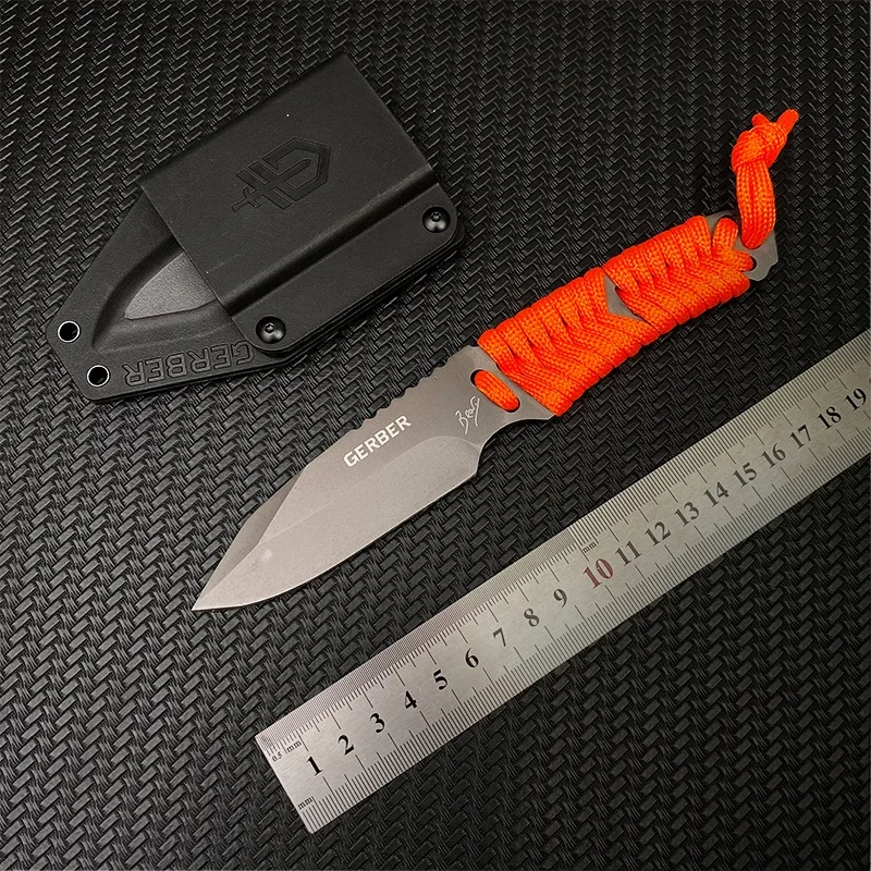 

New Portable Outdoor Knife Stainless Steel EDC Pocket Knife Multi -purpose Camping Cutting Knife for Self Defense