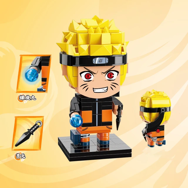 Em promoção! Naruto, Sasuke, Kakashi, Uchiha Tijolos, Blocos De