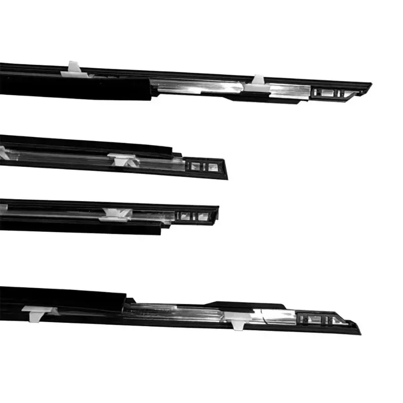 랜드 크루저 LC80 FZJ80 LX450 75710-60021 1990-1998 자동차 도어 창 유리 창 씰 몰딩 트림 자동차 액세서리 용 4Pcs