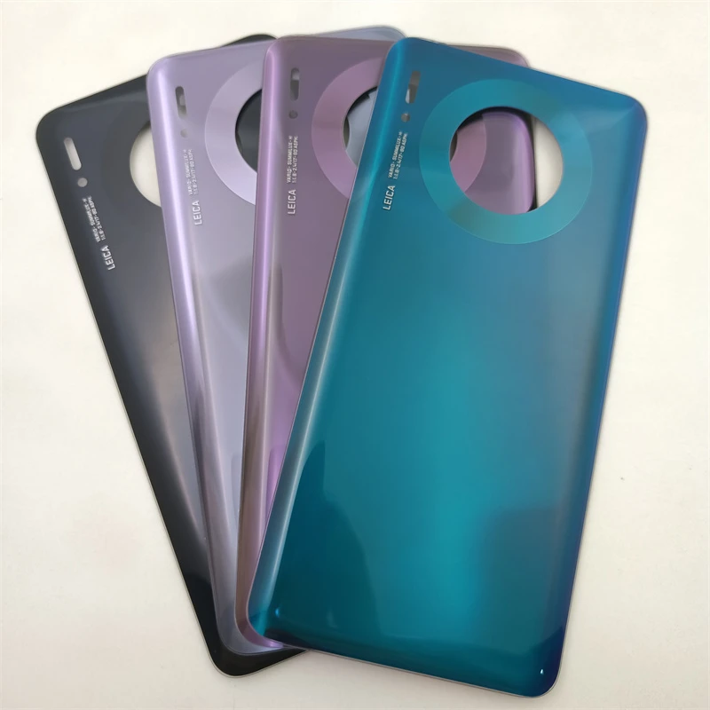 

Задняя крышка батарейного отсека для Huawei Mate 30, корпус, стеклянная панель, запасные части для Huawei Mate 30 Pro, Крышка батарейного отсека