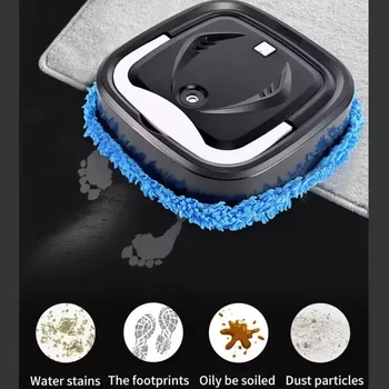 Smart Robot Vacuum Cleaner Rotary Floor Mopping Machine Air Humidifying Spray Dry Wet Sweeping USB Charging Sweeping Robot 1