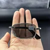 New Foldable Photochromic Myopia Glasses for Business Men Unisex Portable Color Changing Finished Near Sight Sun Glasses To -4.0 2