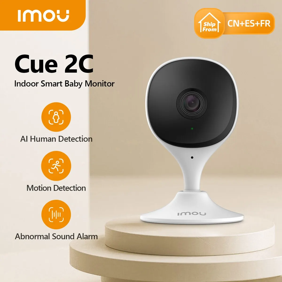  IMOU Cue 2C 1080P Security Action Indoor Camera Baby Monitor Night Vision Device Video Mini Surveillance Wifi Ip Camera 