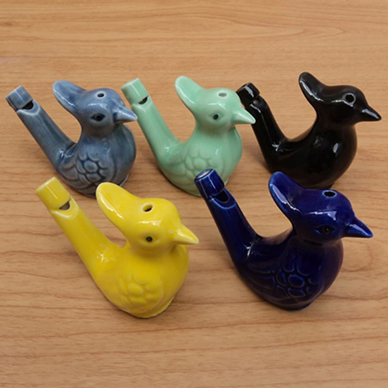 

1PC Ceramic Bird Whistle Musical Instrument Musical Toy for Kid Early Learning Educational Children Gift Toy