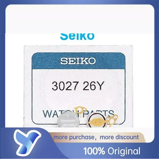 

1PCS 3027 26Y MT516F 3027.26Y MT5416 3027-26Y Seiko Watch Kinetic Energy Rechargeable Battery 3023 3027 All Series capacitor