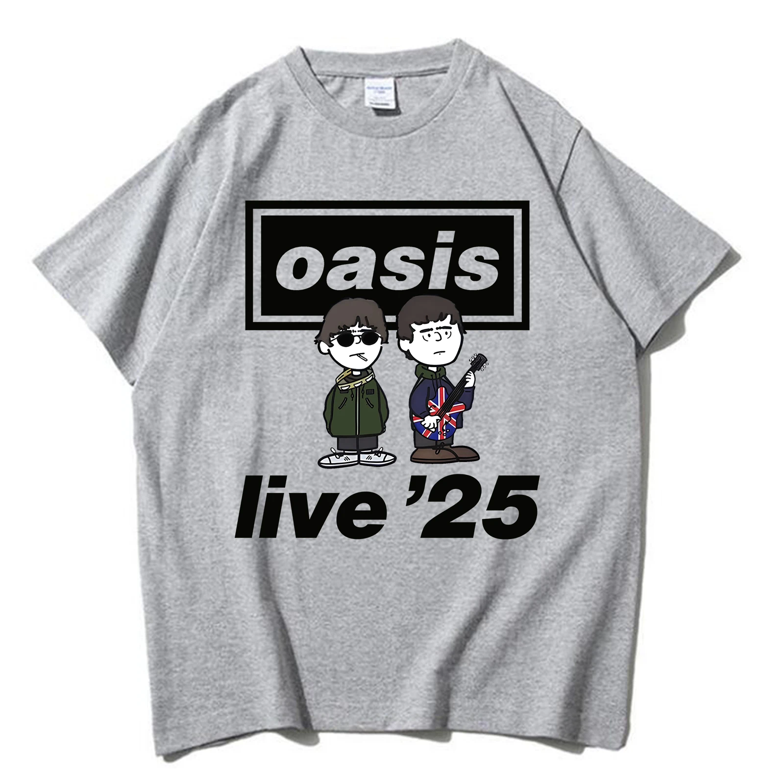 Oasis Live 25 Tour 2025 T-shirt Harajuku Women Girl Oasis